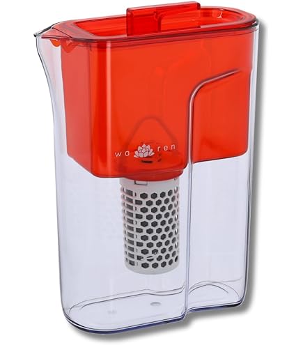 Amazon | ガイアの水135 ポット型浄水器（カートリッジ付） (オレンジ